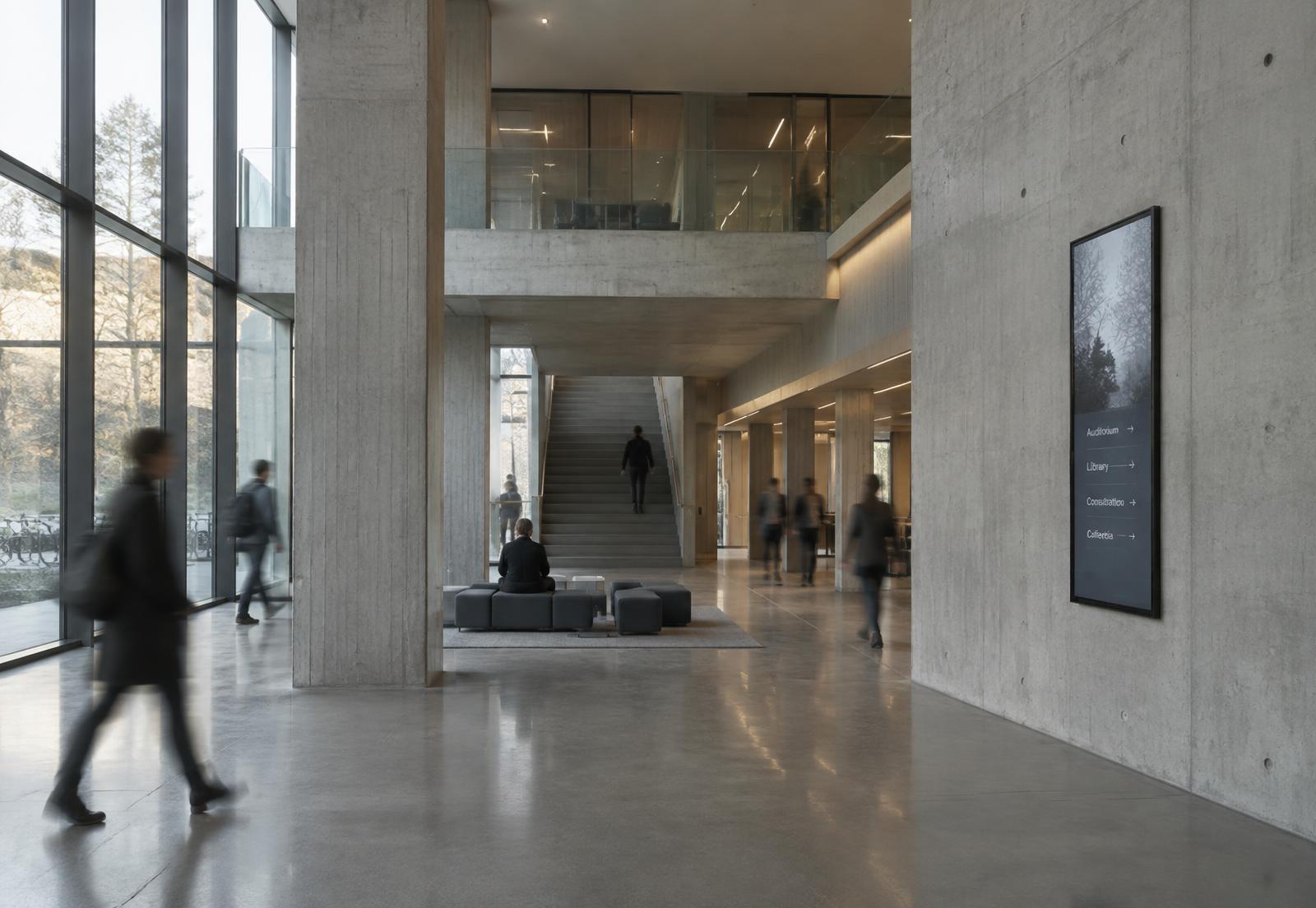 institutional property with integrated BITSCOM building communications